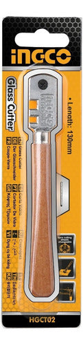 Corta Vidrio Ingco Industrial 130 Mm Mgo. Madera