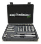Juego De Tubo, Llave Crique Métrico Gladiator Pro - Jt8233/8 Color Plateado