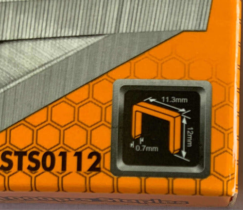 Grapas Ingco De 12 Mm , 3 Cajas De 1000 C/u