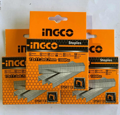 Grapas Ingco De 12 Mm , 3 Cajas De 1000 C/u
