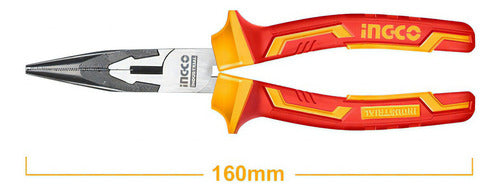 Alicates De Punta Larga Aislados 6 /160 Mm Ingco