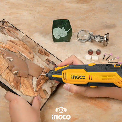 Herramienta Rotativa Mini Torno Multiuso 130w 10000-35000rpm Con 109 Accesorios