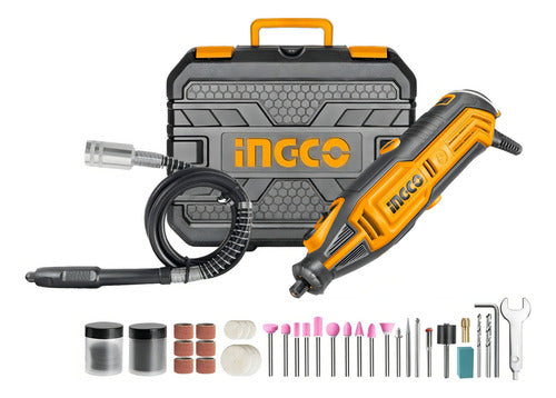 Herramienta Rotativa Mini Torno Multiuso 130w 10000-35000rpm Con 109 Accesorios