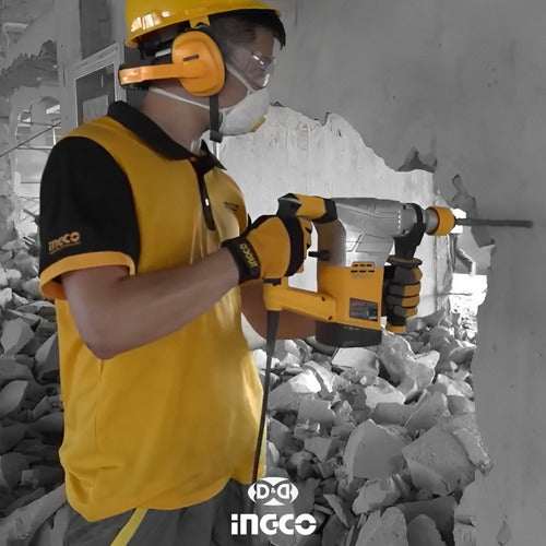 Rotomartillo Industrial Electroneumático 1800w 7 Joule 850rpm + Brocas + Cinceles