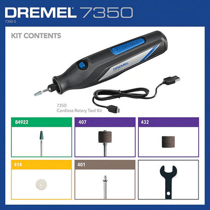 Dremel 7350 Inalambrico + 5 Accesorios