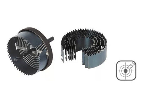 Juego Sierra Copa Para Madera 7 Piezas 1 A (2-1/2) Pulgadas