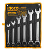 Juego De Llaves Combinadas Ingco Ratchet 19 A 32 Mm Con 6 Piezas