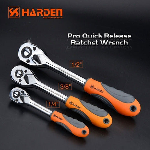 Llave Crique Encastre 1/4'' Con Expulsor Y Grip Harden