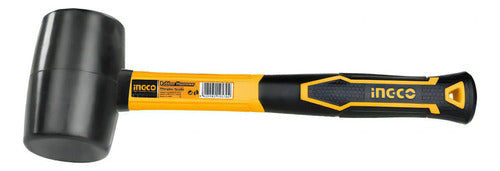 Mazo De Caucho 8oz/220gr Mango Fibra De Vidrio Ingco