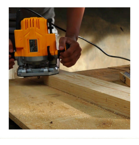 Ruteadora Fresadora 1/4'' 1200w Madera Industrial Ingco