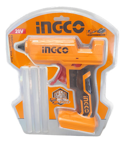 Pistola Silicona  Inalamb.20v S/ Bateria S/cargador Ingco
