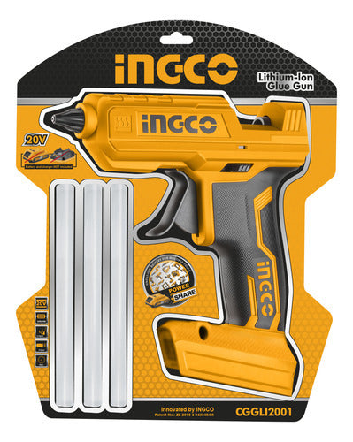 Pistola Silicona  Inalamb.20v S/ Bateria S/cargador Ingco
