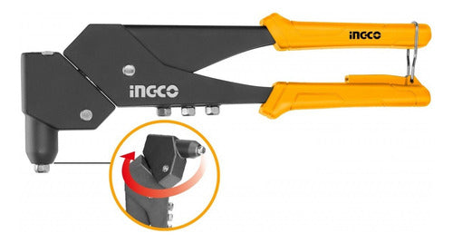 Remachadora Manual Cabeza Giratoria 10'' Ingco
