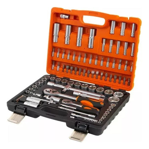 Llave Dado Kendo 1/4 Dr-1/2 Dr Jgo. 94 Pzas