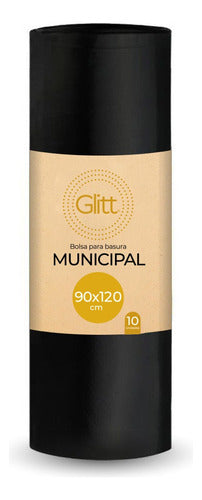 Bolsa De Basura Glitt 90x120 Cm Carga Pesada 80 Un