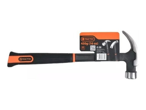 Martillo Acero Forjado Fibra De Vidrio 16oz Imantado Tactix