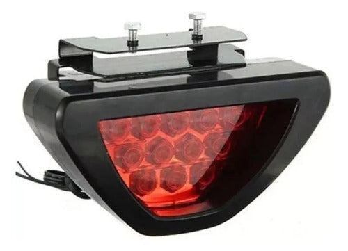 Tercer Stop Luz De Freno Auxiliar Triangular Led Roja 12v