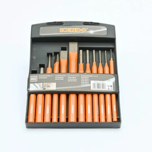 Cincel Y Botador Kendo # ( 26544 ) - Set De 12 Piezas