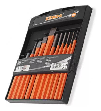 Cincel Y Botador Kendo # ( 26544 ) - Set De 12 Piezas
