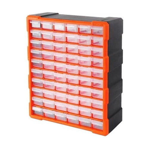 Caja Organizador Tactix Plast 47,5x38,5x16,2 Cm 60 Cajas