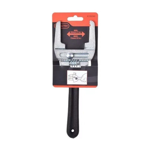 Llave Francesa Ajustable 25 A 75 Mm Multiuso Tactix # 336040