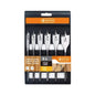 Juego Brocas Mechas Planas Madera Kit 6 Piezas Set Tactix.