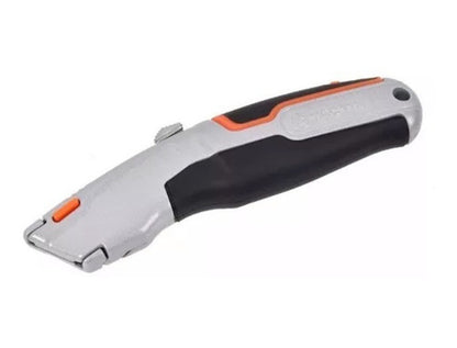 Cuchillo Cartonero Retractil  Robusto Metalico Tactix