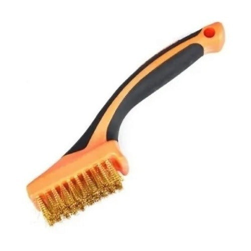 Escobilla Removedor  Con Cerda De Bronce 7  Tactix