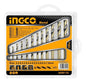 Set De 12 Brocas Para Metal Marca Ingco 2-8 Mm