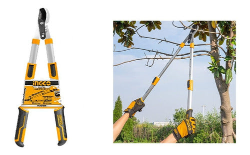 Tijeron Corta Ramas Telescopico Mango Aluminio 66-87cmingco