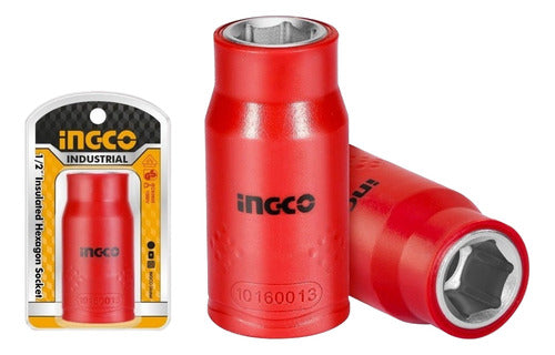 Llave Dado Aislado Ingco 1000v 1/2  Dr - 13 Mm 6 Puntas
