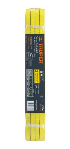 Eslinga De Ojo A Ojo Truper De 3 X8 Mts 3 Toneladas Esli-308