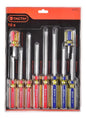 Set De 10 Piezas Destornillador Cruz / Plana Tactix