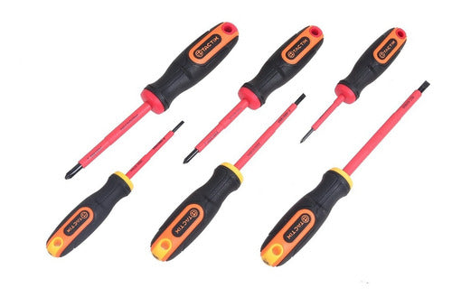 Juego Atornillador Aislado 6 Piezas Tactix