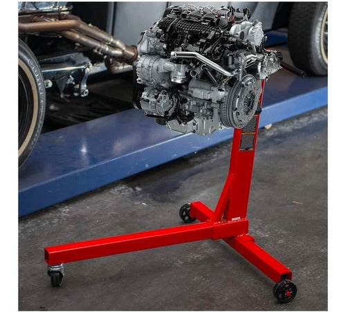 Banco Caballete Base De Motor 339 Kg Profesional Bigred