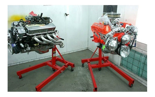 Banco Caballete Base De Motor 339 Kg Profesional Bigred