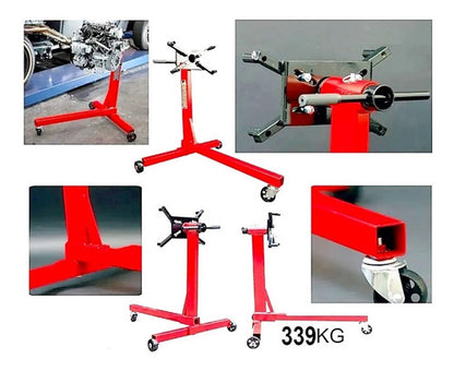 Banco Caballete Base De Motor 339 Kg Profesional Bigred