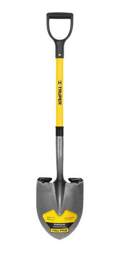 Pala Truper Redonda Mango Fibra Vidrio Puño  Y