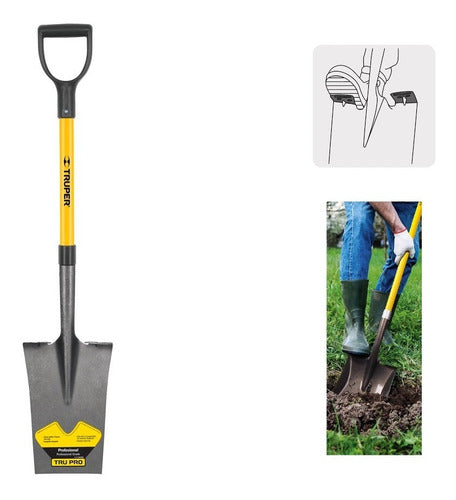 Pala Tru Glass Escarramán Riego 39 Con Mango Fibra Truper