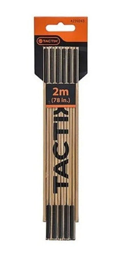 Metro Madera Tactix 2 Mts (10 Varillas)