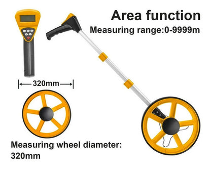Odómetro Profesional Digital 10.000 Mts Atril Plegable Ingco