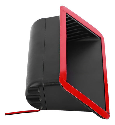 Tercera Luz Roja Freno Vidrio Trasero Adhesivo 12 Led - 12v