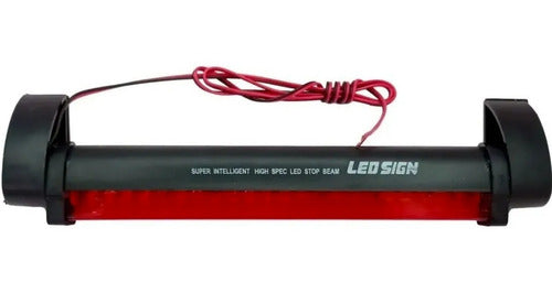 Tercera Luz Roja Freno Universal Adhesivo 24 Led Auto 12v
