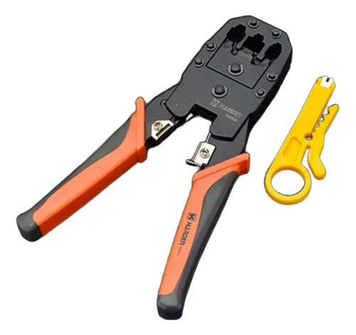 Crimpeadora + Pelacable Alicate Rj45 Rj12 R11 / Harden