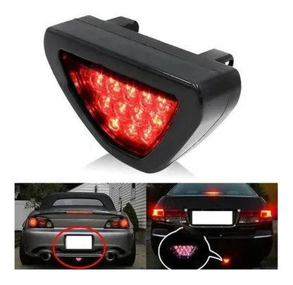 Luz De Freno Tercer Stop Auxiliar Triangular Led Roja Eficaz