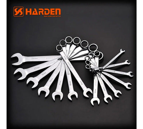 Llaves Punta Corona Set 23 Pzs. Harden Cr-v De 6 Hasta 32 Mm