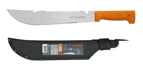 Machete Tipo Rambo 12' Con Funda Truper