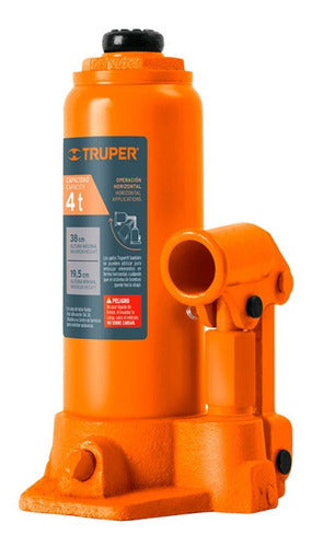 Gata Garage Hidraulica Truper Tipo Botella 4 Ton # Gat-4