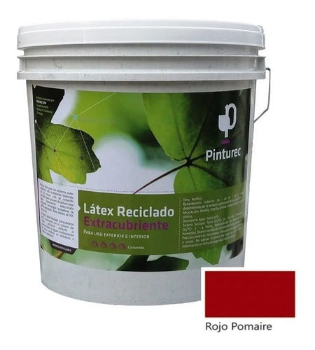 Latex Reciclado Pinturec Extracubrien Rojo Pomaire 4 Galones