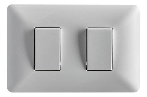 Interruptor Doble 9/15 10a 220v Bl 2912 Stanford